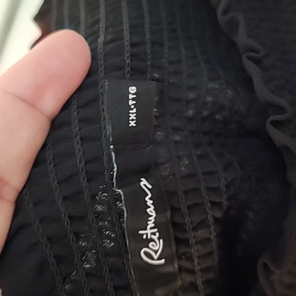 Off the shoulder black high low dress from Reitmans - Picture 2 of 5